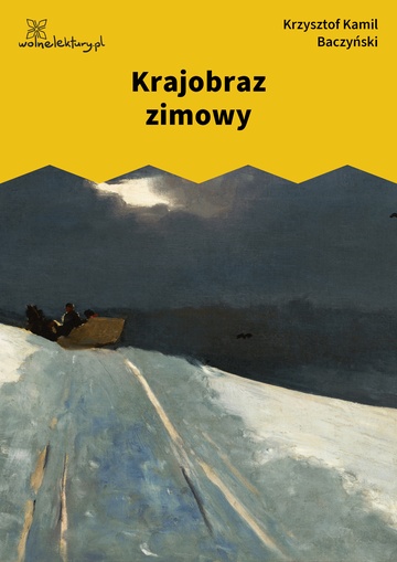 Krajobraz zimowy