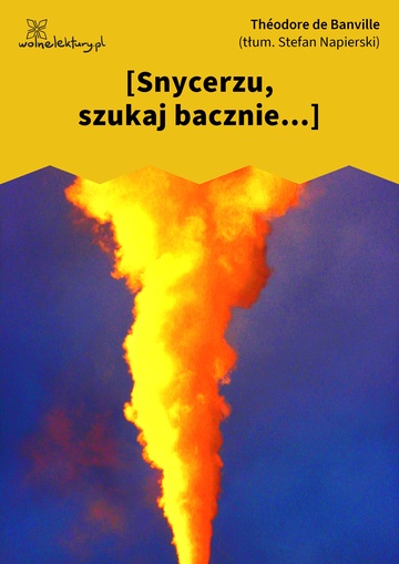 [Snycerzu, szukaj bacznie...]