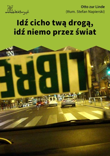 Idź cicho twą drogą, idź niemo przez świat