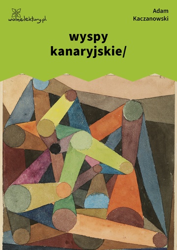 Adam Kaczanowski, Stany, wyspy kanaryjskie/