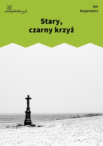 Stary, czarny krzyż