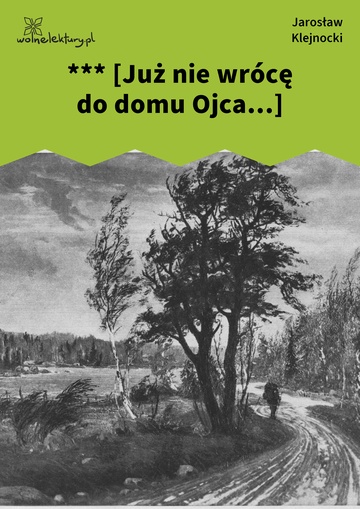 Jarosław Klejnocki, Elegia na śmierć szczegółów (tom), III. Twój ojciec, *** [Już nie wrócę do domu Ojca...]
