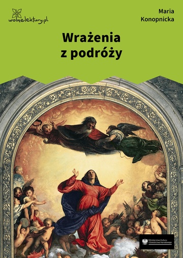 Maria Konopnicka, Wrażenia z podróży