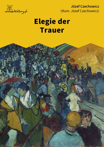 Elegie der Trauer