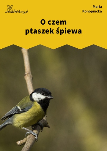 Maria Konopnicka, Poezje dla dzieci do lat 10, część II, O czem ptaszek śpiewa