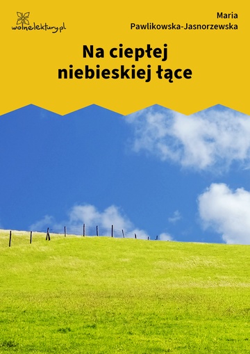 Na ciepłej niebieskiej łące