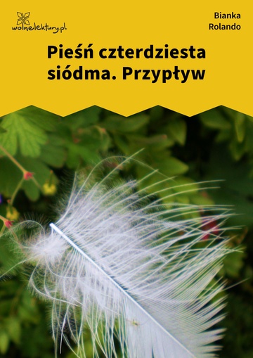 Bianka Rolando, Biała książka, Niebo, Pieśń czterdziesta siódma. Przypływ