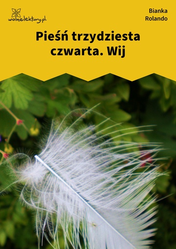 Bianka Rolando, Biała książka, Piekło, Pieśń trzydziesta czwarta. Wij