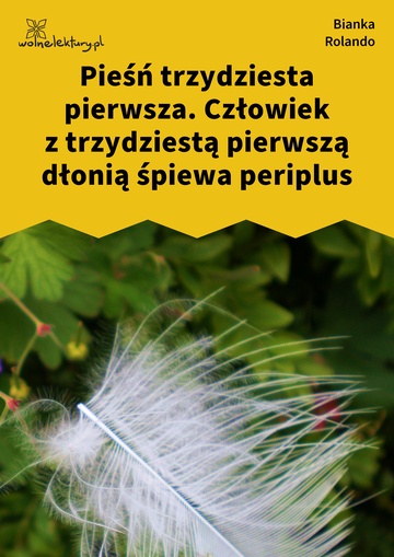 Bianka Rolando, Biała książka, Niebo, Pieśń trzydziesta pierwsza. Człowiek z trzydziestą pierwszą dłonią śpiewa periplus