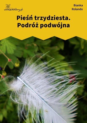 Bianka Rolando, Biała książka, Czyściec, Pieśń trzydziesta.
Podróż podwójna