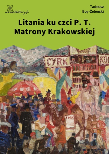 Litania ku czci P. T. Matrony Krakowskiej