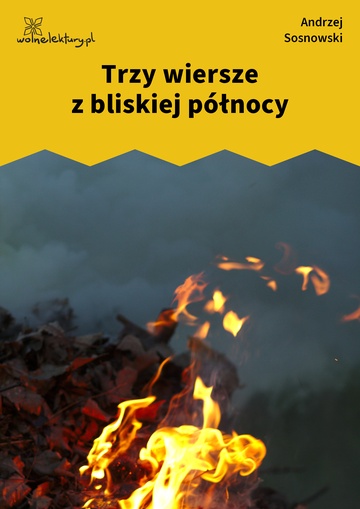 Andrzej Sosnowski, Życie na Korei, Trzy wiersze z bliskiej północy