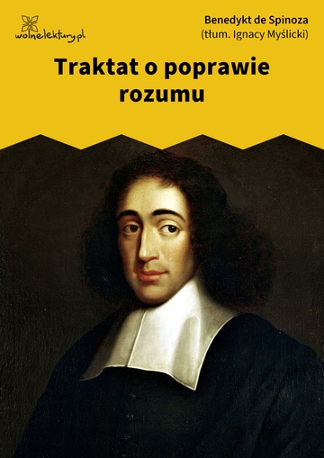 Benedykt de Spinoza, Traktat o poprawie rozumu