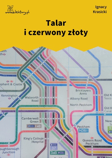 Talar i czerwony złoty