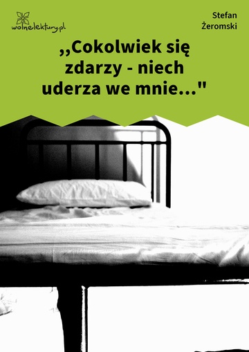 ,,Cokolwiek się zdarzy - niech uderza we mnie..."